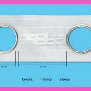 Cinta ojal 42mm ancho 75mm