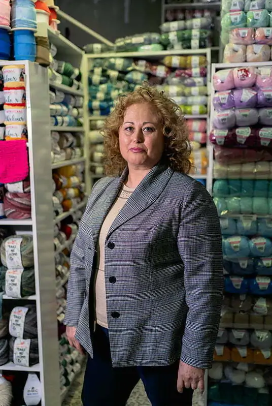 Francisca, Paqui, el taller de Franccesca