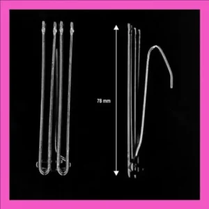 Gancho cortina techo largo 78mm