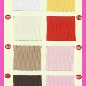 Plisado irregular ancho 6cm