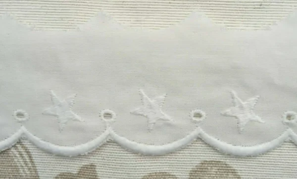 Puntilla bordada estrellitas