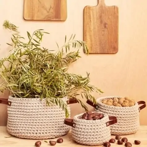 recipientes macrame decoracion hogar