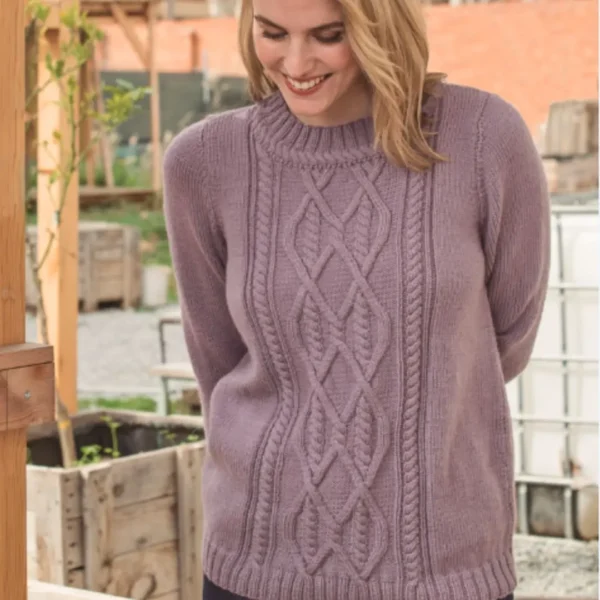 Jersey tejido con lana Sublime Alpaca de DMC