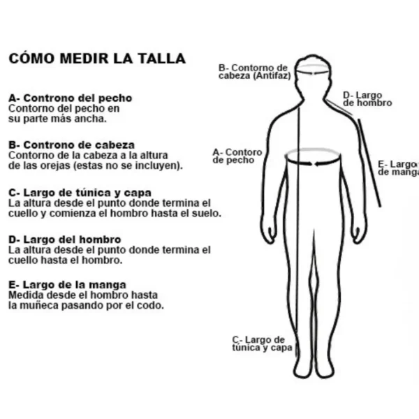 Cómo medir la talla
