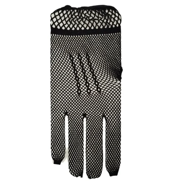 Guante de rejilla o redecilla negro, talla única
