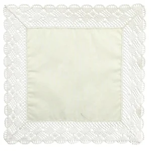Pañuelo blanco 23,5x23,5cm