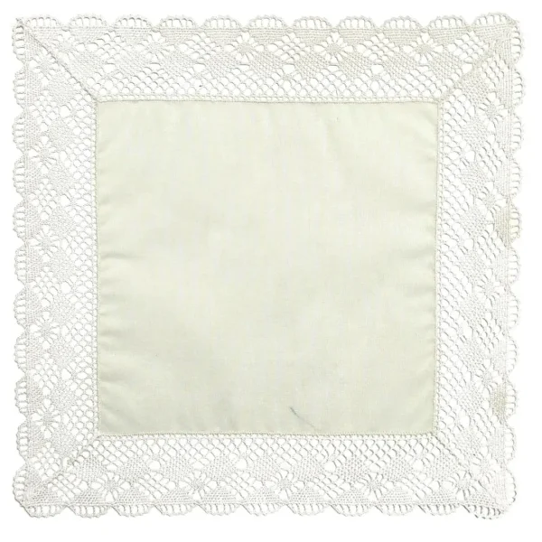 Pañuelo blanco 23,5x23,5cm