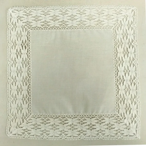 Pañuelo blanco 24,5x24,5cm